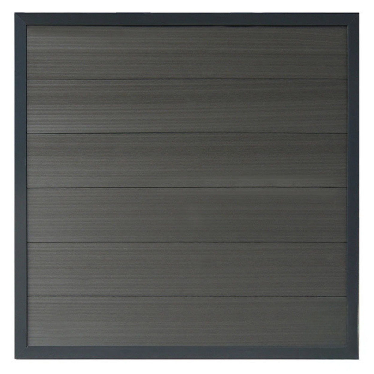 Elephant Schutting Forte Composiet Antraciet met Antraciet Frame 180x180cm